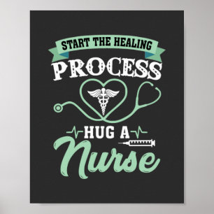 Poster Nursing Life   Process Hug A Nurse