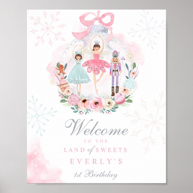 Poster Nutcracker Land Of Sweet Anniversaire Bienvenue (Devant)