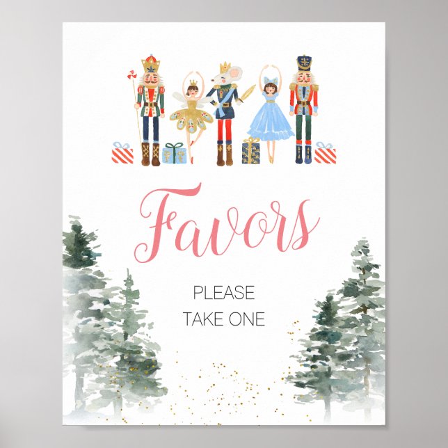 Poster Nutcracker Noël Fête des mariées Thé Faveurs (Devant)