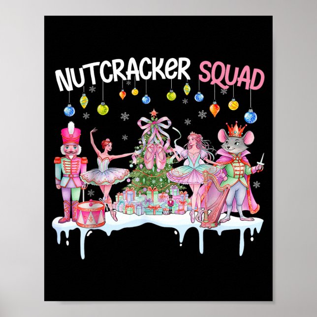 Poster Nutcracker Squad Christmas Nk Ballet Sugar Plum Fa (Devant)