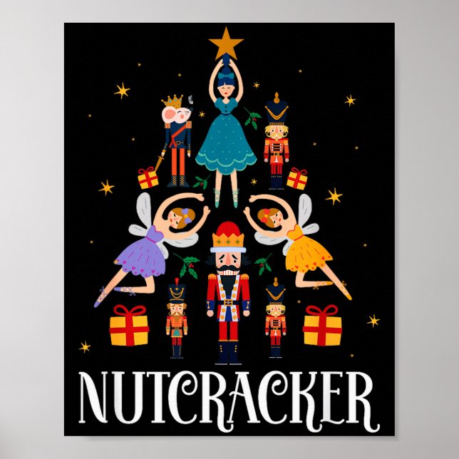 Poster Nutcracker Sugar Fairy Plum Christmas - Nutcracker (Devant)
