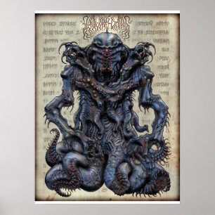 Poster Nyarlathotep simple 18x24
