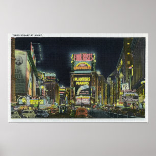 Poster NYC, New YorkView of Times Square at Night # 2