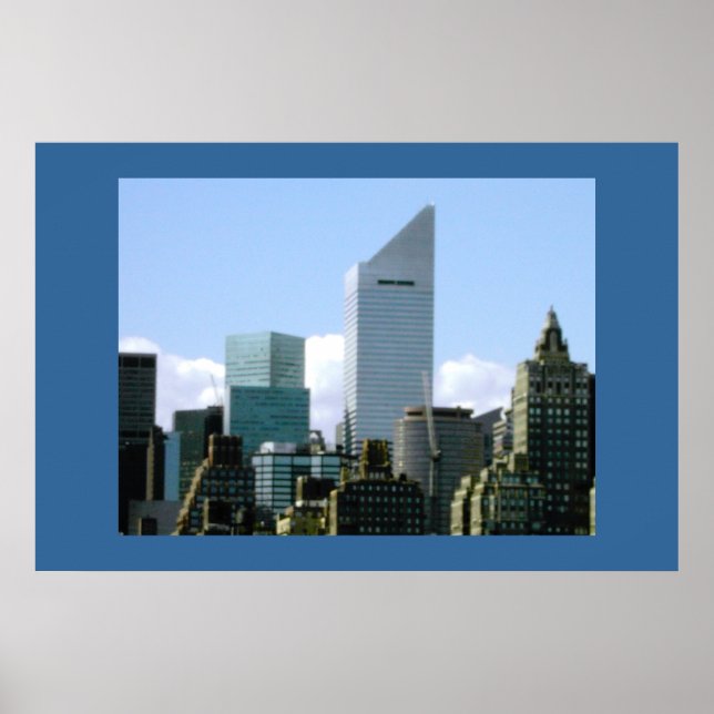 POSTER NYC SKYLINE - CITICORP BUILING (Devant)