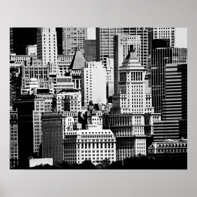 Poster NYC Skyline IX (Devant)