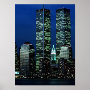 POSTER NYC~ World Trade Center ~ Twin Towers