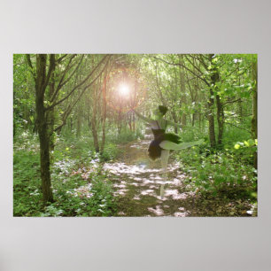 Poster Nymphe de bois