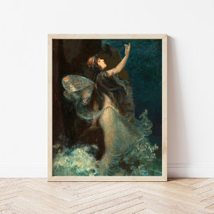 Poster Nymphe de l'eau Paul Swan