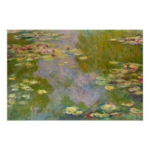 Poster Nymphéas par Claude Monet