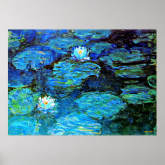 Poster Nymphéas, peinture d'art fin