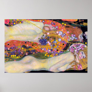 Poster Nymphes d'eau 2 Gustav Klimt
