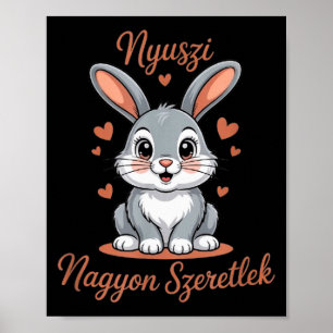 Poster Nyuszi, mon lapin - Szeretlek, je t'aime !