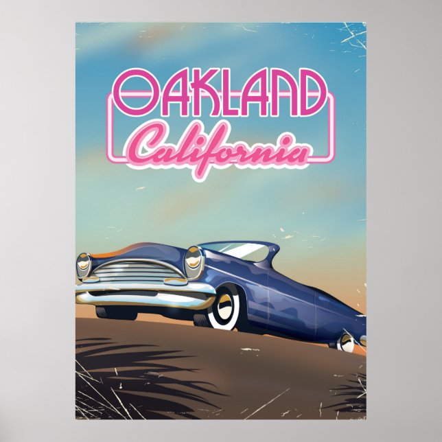 Poster Oakland California (Devant)