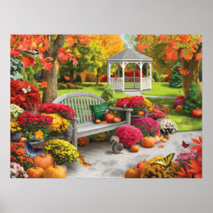 Poster Oasis 2" d'automne d'Alan Giana "affiche