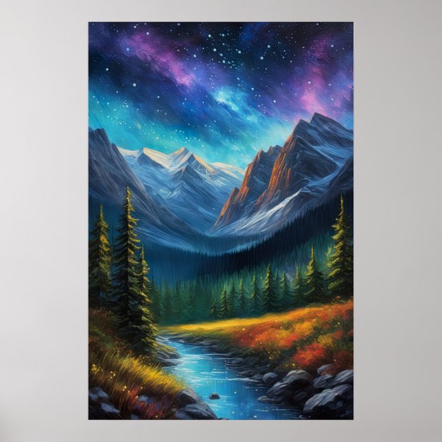 Poster Oasis céleste, Vallée de Charme (Devant)