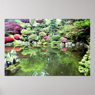 Poster Oasis japonaise