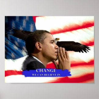 Poster Obama change