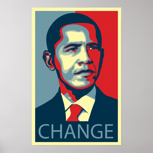Poster Obama change (Devant)