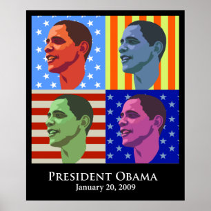 Poster Obama inaugure