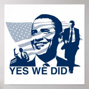 Poster Obama oui nous avons fait l'affiche