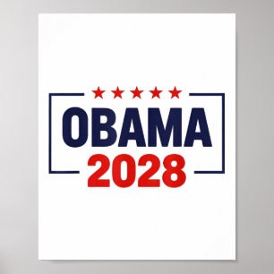 Poster Obama pour le président 2028 Obama 2028