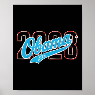 Poster Obama pour le président 2028 Obama 2028 patriotiqu