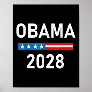 Poster Obama pour le président Patriotic 2028 protte poli