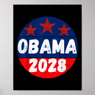 Poster Obama pour président 2028 Obama 2028 pour hommes