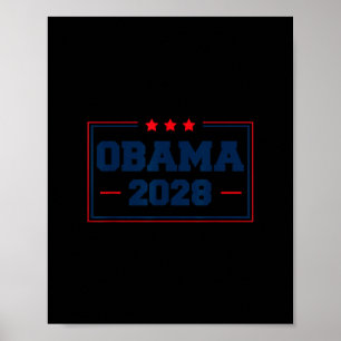 Poster Obama Président 2028 Vote Élection Barak Obama