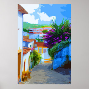 POSTER OBIDOS- LE BIJOU DU PORTUGAL