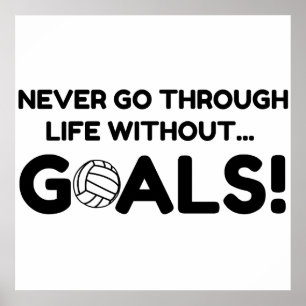 POSTER OBJECTIFS DE VOLLEYBALL