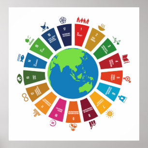Poster Objectifs mondiaux pour le développement durable