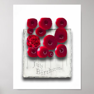 Poster objet_4_variations sur l'affiche de tapis de rubis