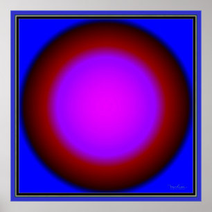 Poster Objet sphérique mystique