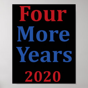 Poster Objets Trump Quatre Années Supplémentaires