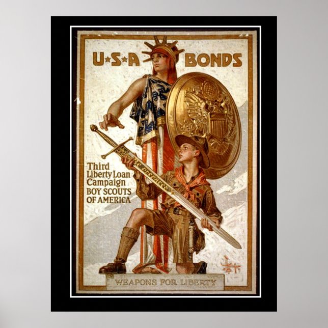 Poster Obligations de guerre des États-Unis Premier Poste (Devant)