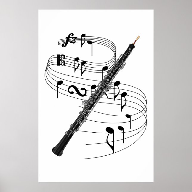 Poster Oboe (Devant)