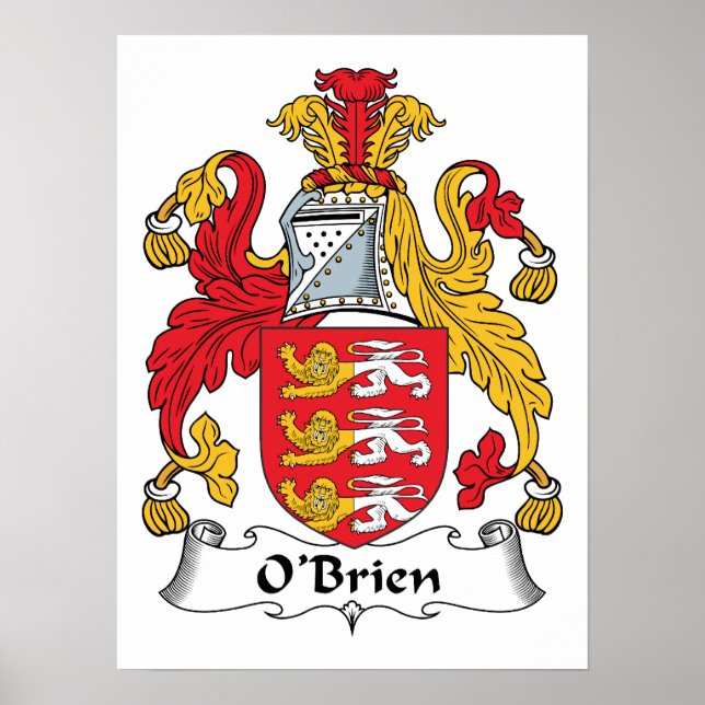 Poster O'Brien Family Crest (Devant)
