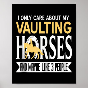 Poster Obsédé par les chevaux de saut d'obstacles plus qu