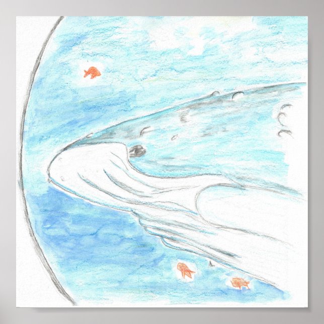 Poster Observation des baleines (Devant)