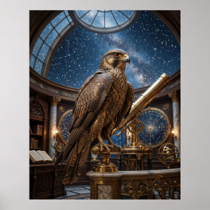 Poster Observatoire Bronze Falcon