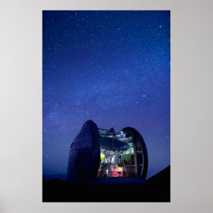 Poster Observatoire Cal Tech Submillimètre   Hawaï