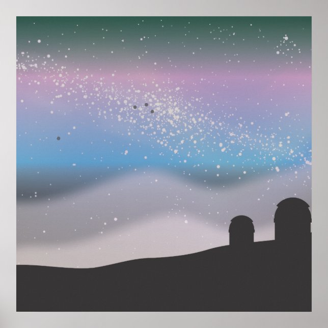 Poster Observer les étoiles (Devant)