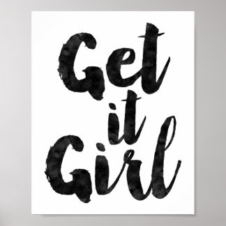 Poster Obtenez la fille