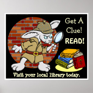 Poster Obtenez Un Indice ! LIRE !