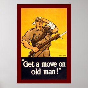 Poster Obtenez un mouvement sur le vieil homme
