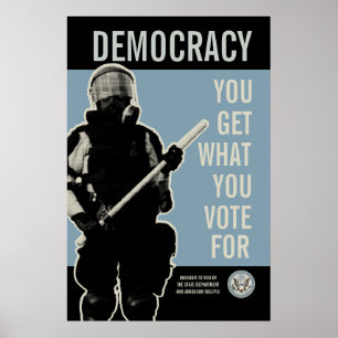 Poster Obtenez vous ce que vous votez pour la copie
