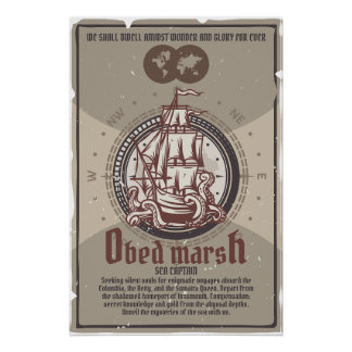 Poster Obtention du capitaine de la mer du marais Innsmou