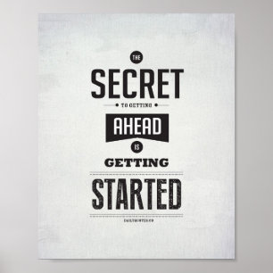 Poster Obtention en avant.  - 8"" copie de l'art x10