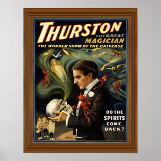 Poster Occult Spirit Moyen Thurston Magicien